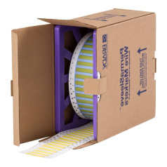 Термоусадочный маркер Brady PS-187-2-YL, 50.8 х 8.5 мм, желтые, 2500 шт [brd622137]