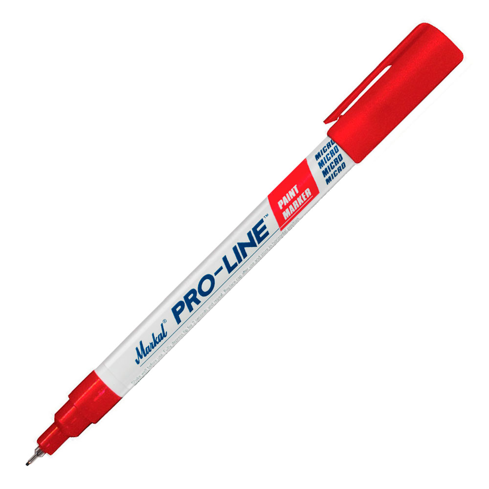 Тонкий маркер Markal Pro-Line Micro, красный, 0.8 мм [96891]