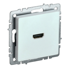 Розетка HDMI IEK BRITE РHDMI-0-БрЖ жемчуг [BR-H10-K36]