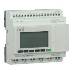 Контроллер программируемый логический (микро ПЛК) PLR-M ONI CPU DI12/DO06(R) 24В DC [PLR-M-CPU-18R00ADC]