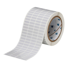 Этикетки Brady THT-1-480-10 полиэстер, 19.05 х 6.35 мм, серебристые, 10000 шт [brd104183]