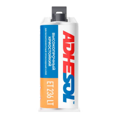 Криостойкий эпоксидный клей Adhesol ЭП 236 HT (ET 236 LT) двухкомпонентный, высокопрочный, 50 мл