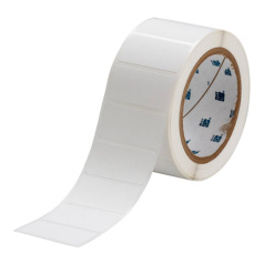 Этикетки Brady THT-17-484-3 полиэстер, 50.8 х 25.4 мм, белые глянцевые, 3000 шт [brd62391]