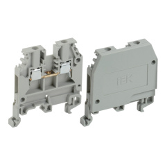 Зажим наборный IEK ЗНИ-2.5 мм², фаза, серый [YZN10-002-K03]