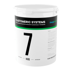 Акриловая краска для школ и детских садов Elastomeric 7 Kids База C прозрачная, 1 л