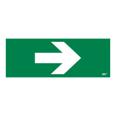 Самоклеящаяся этикетка IEK 350х130 мм, Направляющая стрелка [LPC10-1-35-13-STR]