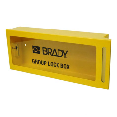 Бокс групповой Brady универсальный, сталь и поликарбонат, желтый [gws46134]
