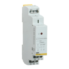 Реле промежуточное модульное OIR IEK 2 контакта 8А 24В AC/DC [OIR-208-ACDC24V]