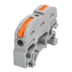 Клемма проходная на DIN-рейку КВТ СМК 222-2411 [87640]