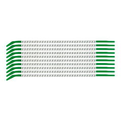 Клипсы для проводов Brady SCN-09-DIAGONAL диаметр 2.5-3 мм, легенда "/" (слеш) , белые, 300 шт [brd133193]