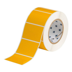 Этикетки Brady THT-19-423-1-YL полиэстер, 76.2 х 50.8 мм, желтые глянцевые, 1000 шт [brd132416]