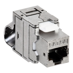 Модуль Keystone Jack ITK, категория 6А STP без инструмента угловой 90° отвод кабеля [CS1-1C6AS-T2-90]