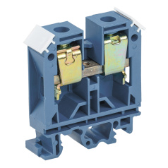 Зажим наборный IEK ЗНИ-35 мм², ноль, синий [YZN10-035-K07]