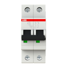 Автоматический выключатель ABB S202 2P B10 6кА [2CDS252001R0105]
