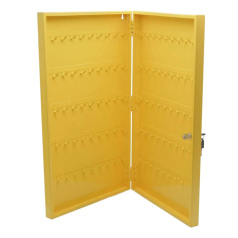 Ключница на 100 ключей, сталь, 600х355х59 мм, желтая [gwrKL100]