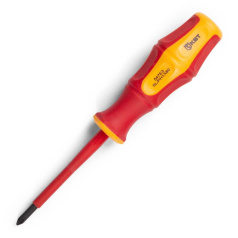 Диэлектрическая отвертка PH/FL1х80 КВТ «Профи» [79776]