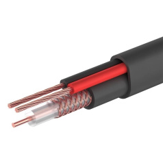 Кабель КВК-П-2 PROconnect 2x0.50 мм², черный, бухта 200 м [01-4214]