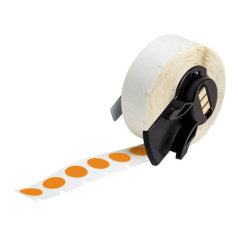 Этикетки Brady M6‐83‐499‐OR нейлоновая ткань, Ø 12.7 мм, оранжевый, 500 шт [brd174111]