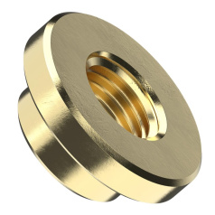 Гайка стальная круглая IEK М6 [YIS40D-GS-06]