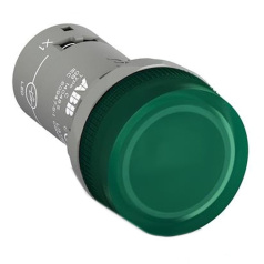 Лампа ABB CL2-502G со встроенным светодиодом 24В AC/DC зеленая [1SFA619403R5022]