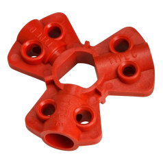 Блокиратор пневматического быстроразъемного соединения, нейлон, для штуцеров размером 6.4 мм, 9.5 мм, 12.7 мм, красный [gwrQ01]