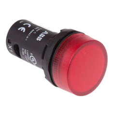 Лампа ABB CL-523R со встроенным светодиодом 220B красная [1SFA619402R5231]