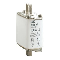 Плавкая вставка предохранителя ППНИ-33 IEK габарит 00, 100А [DPP10-100]