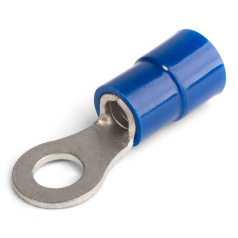 Наконечник кольцевой изолированный КВТ НКИ(н) 16-8 с нейлоновой манжетой [61776]