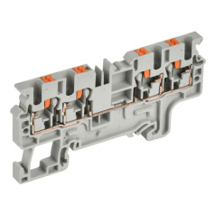 Клеммная колодка многовыводная IEK "ARMAFIX" CP-MC 2.5 мм², фаза, серая [YCT22-00-4-K03-002]