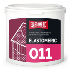 Антикоррозийная грунтовка по металлу Elastomeric 011 Rust, красно-коричневая, 3 кг