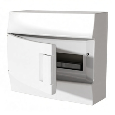 Бокс настенный ABB MISTRAL41W / 12M, непрозрачная дверь, с клеммами N+PE [1SLM004102A3103]