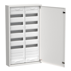 Корпус металлический IEK TITAN 5 ЩРн-144 (2х72), 960х570х140 мм, IP31, белый [TI5-50-N-2X072-31]