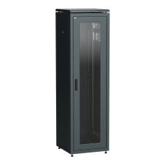Шкаф сетевой 19" ITK LINEA N 33U 600х800 мм, чёрный [LN05-33U68-GM]