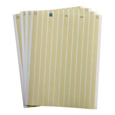 Этикетки Brady LAT-26-652-10 на листах LETTER, 6,35 х 6,35 мм, янтарные (11 листов) [brd29765]