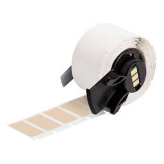 Термостойкие этикетки Brady M6‐17‐724 полиимид, 25.4 х 12.7 мм, зеленовато-янтарные [brd174215]