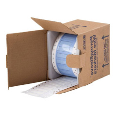 Термоусадочный маркер Brady PS-250-150-WT-S, 38.1 х 11.15 мм, белые, 500 шт [brd32139]