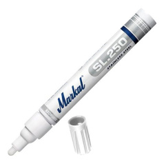 Маркер для нержавеющей стали Markal SL250 PMUC, белый, 3 мм [31600129]