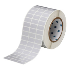 Этикетки Brady THT-5-413-10 полиэстер, 25.4 х 12.7 мм, серебристые, 10000 шт [brd104170]