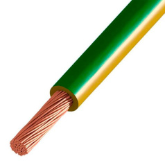 Провод медный ПуГВнг(А)-LS, 1х16 мм², 450/750В, желто-зеленый [997]