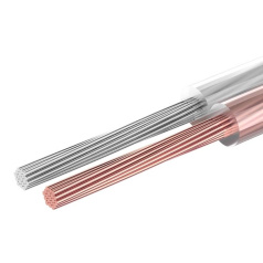 Кабель акустический Rexant 2х0.50 мм², прозрачный SILICON, мини-бухта 10 м [01-6303-10]