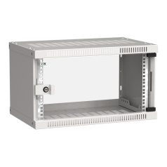 Шкаф настенный ITK LINEA WE 6U 550x350 мм, серый [LWE3-06U53-GF]