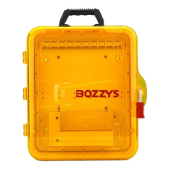 Станция для хранения портативная, на 10 замков, 1 карман для бирок, 408 х 338 х 98 мм, желтый [gwrX23D]