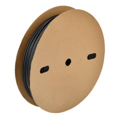 Термоусадочная тонкостенная трубка IEK ТТУ нг-LS 5/2.5, усадка 2:1, черная, 200 м [UDR10-005-D25-200-K02]