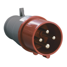 Вилка переносная IEK ССИ-014 3Р+РЕ 16А 380-415В IP44 [PSR02-016-4]