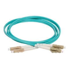 Оптический коммутационный шнур ITK MM, 50/125 (OM3), LC/UPC-LC/UPC, Duplex, 70 м, бирюзовый [FPC5003-LCU-LCU-C2L-70M]