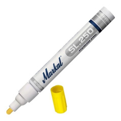 Маркер для нержавеющей стали Markal SL250 PMUC, желтый, 3 мм [31600229]