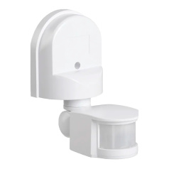 Датчик движения IEK ДД 008, 1100 Вт, 180°, 12 м, белый, IP44 [LDD10-008-1100-001] 