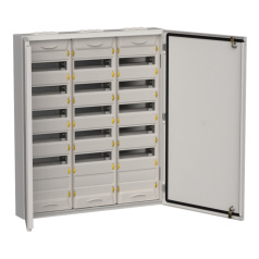 Корпус металлический IEK TITAN 5 ЩРн-216 (3х72), 960х830х140 мм, IP54, серый [TI5-50-N-3X072-54-7035]