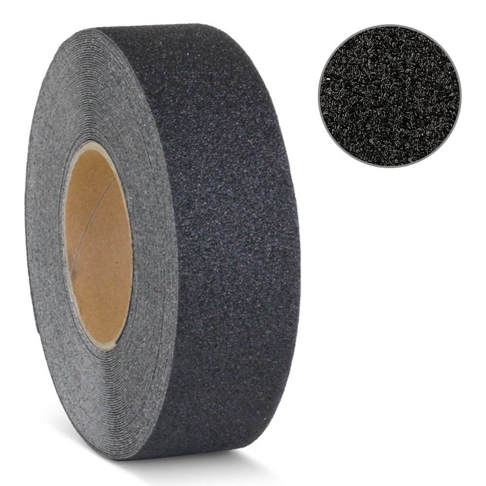 Противоскользящая лента черная, 50 мм х 18.3 м