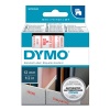 Картридж Dymo S0720520/45012, 12 мм, красный на прозрачном